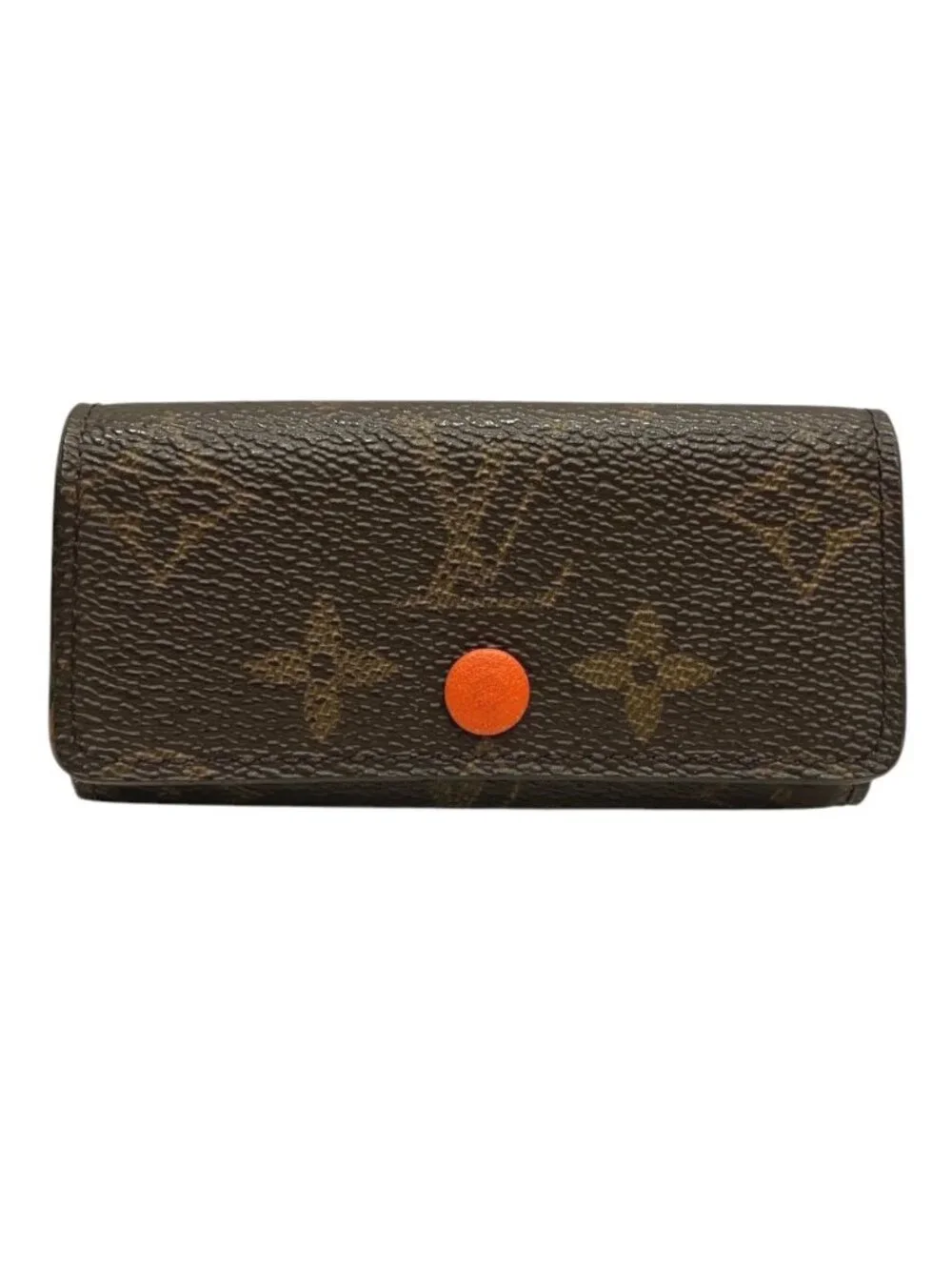 Louis Vuitton Multicles 4 Monogram Key Case Canvas Key Holder